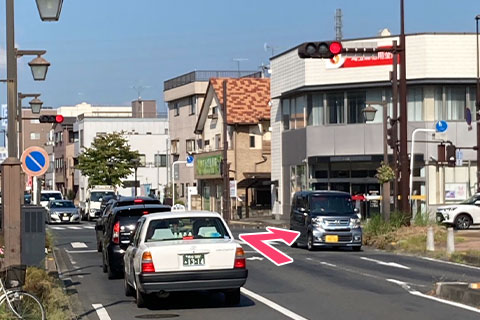 北本駅東口からの道案内