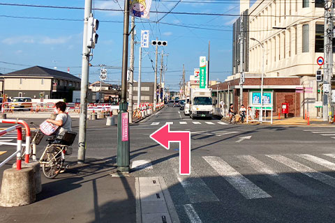 桶川駅東口からの道案内